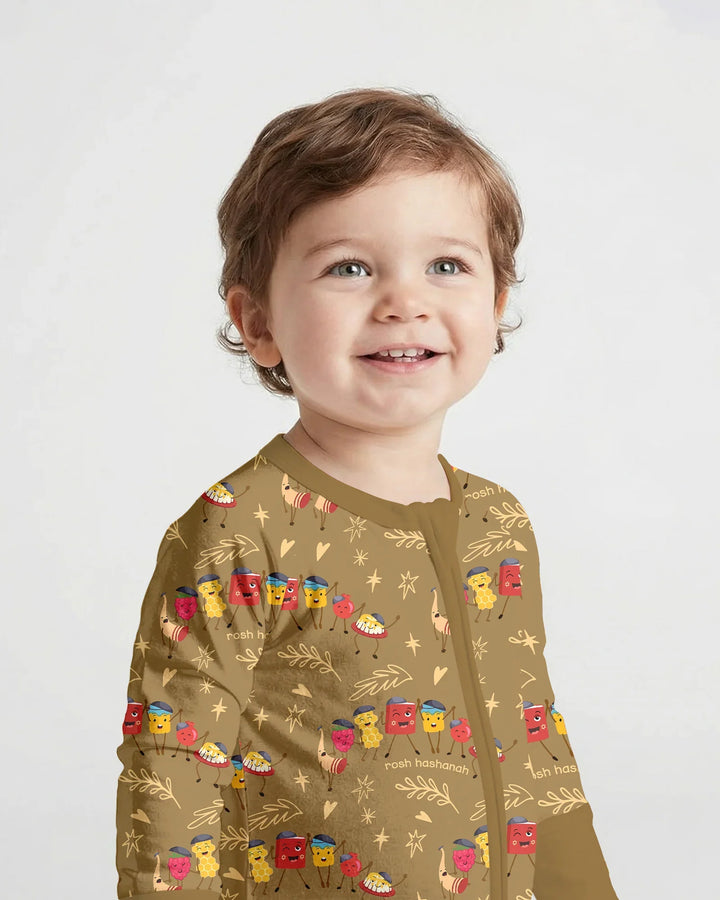 Let's Celebrate Rosh Hashanah Bamboo Convertible Zippy