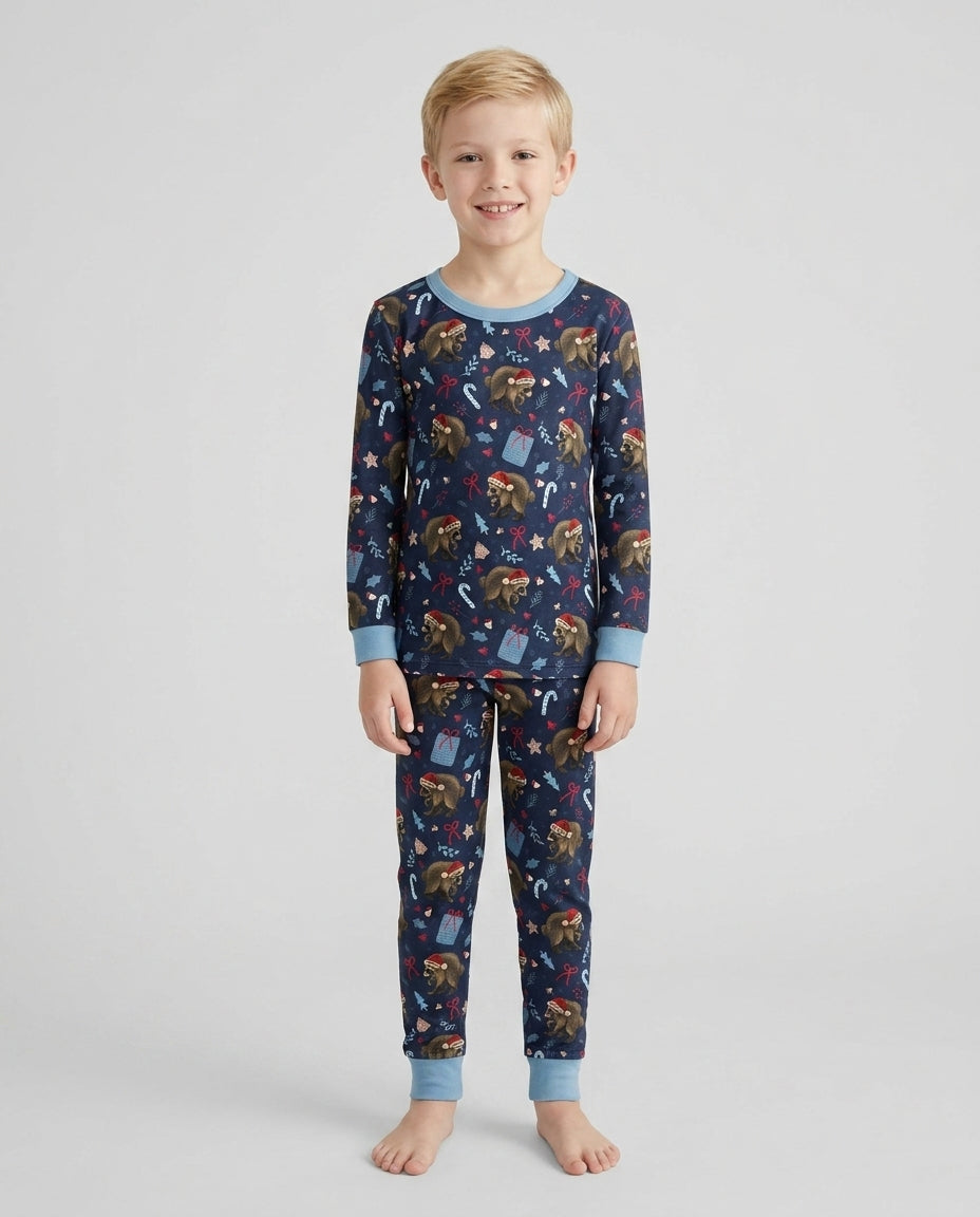 Be A Merry Jimothy Bamboo Two Piece Long Sleeve Pajama Set
