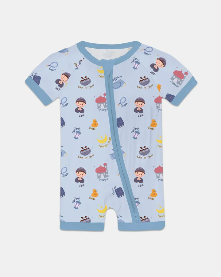 Cute Ramadhan Mubarak Bamboo Shorty Zippy