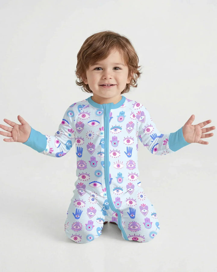 Hamsa Heart Guardians Family Matching Bamboo Convertible Zippy