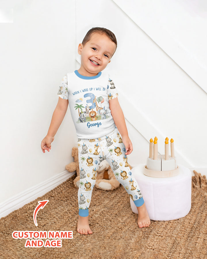 CUSTOM Template Bamboo Two Piece Short Sleeve Pyjamas Set