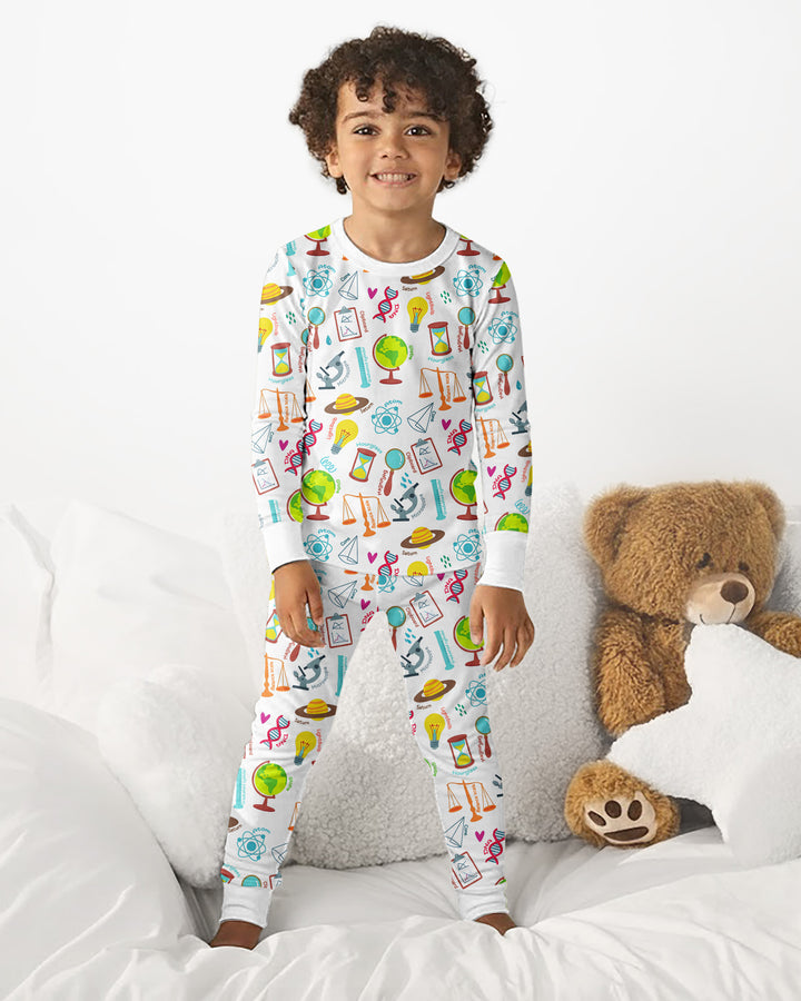 Template Bamboo Two Piece Long Sleeve Pyjamas Set