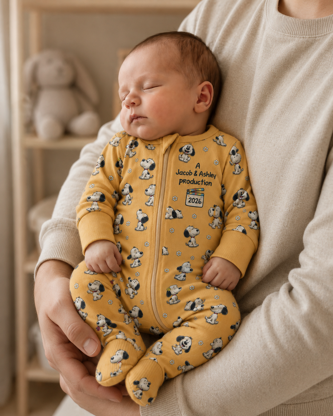 New Cutie Production Bamboo Zipper Footie