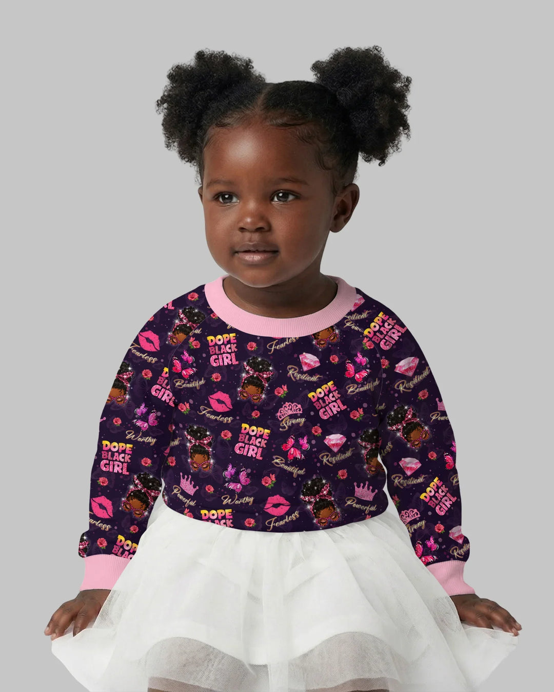 Dope Black Queen Crewneck Sweatshirt