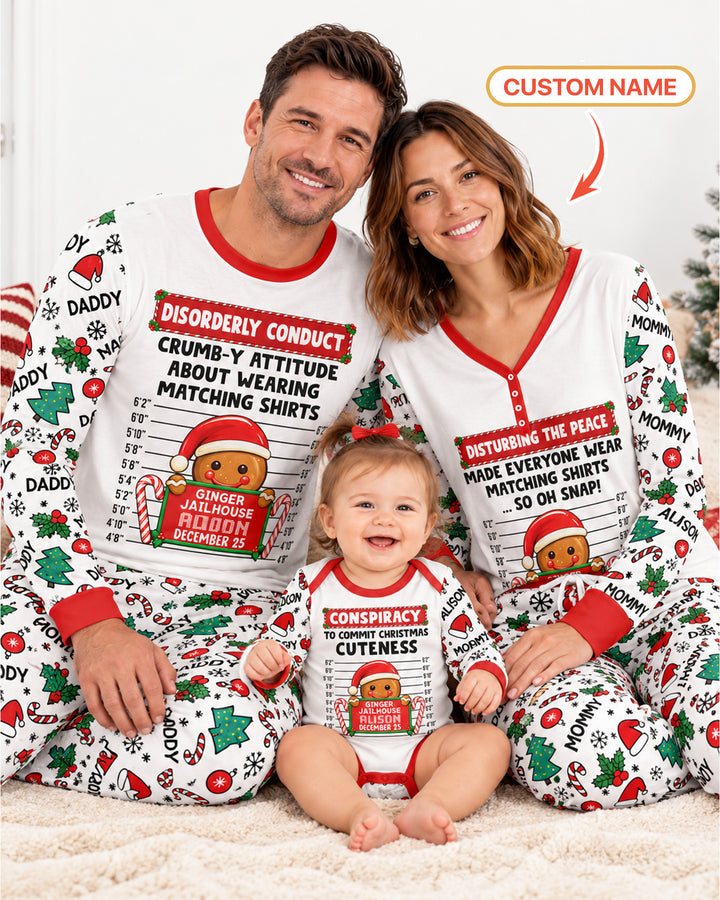 Funny Christmas Family Matching Bamboo Women Pajama Set