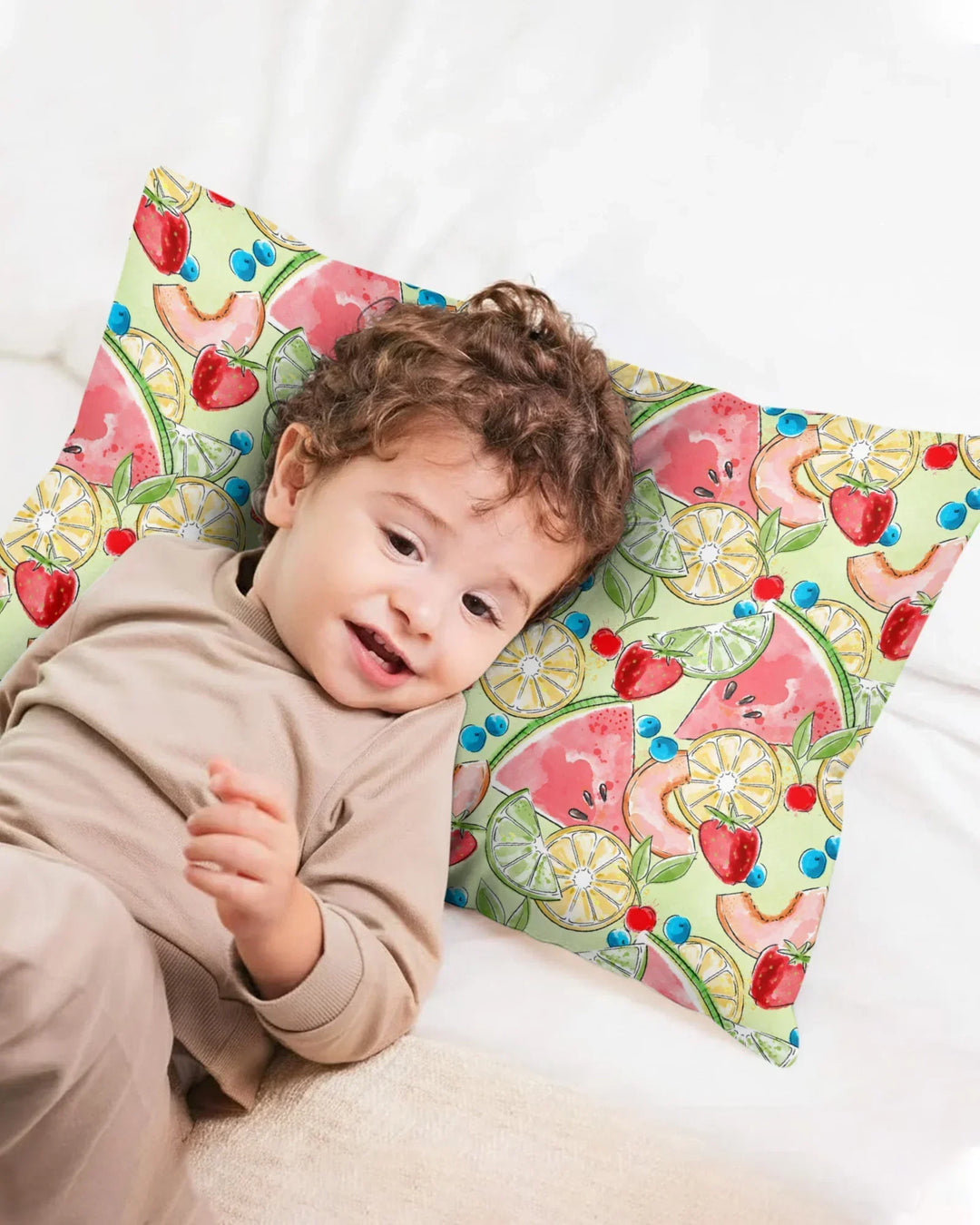 Sweet Summer Fruits Family Matching Bamboo Pillow Case