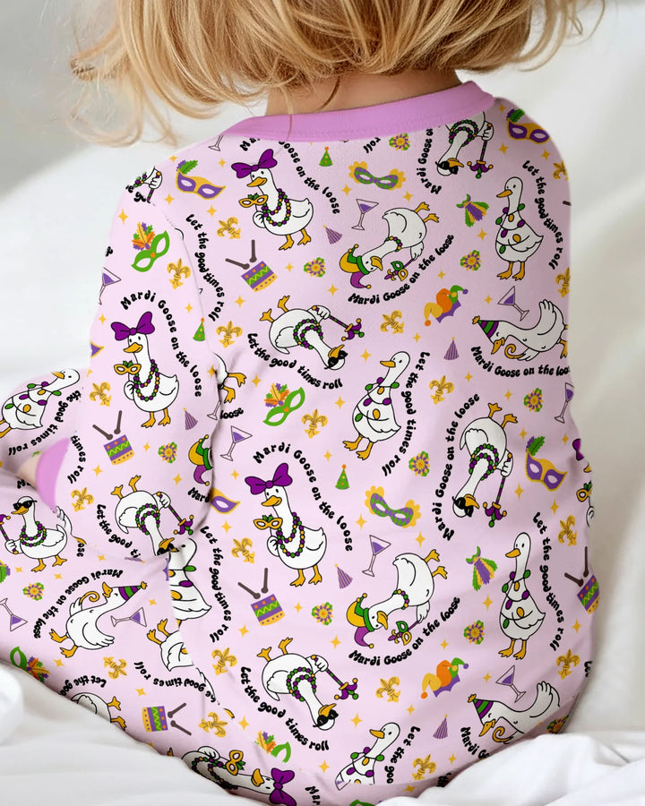 Mardi Gras Silly Goose Bamboo Convertible Zippy