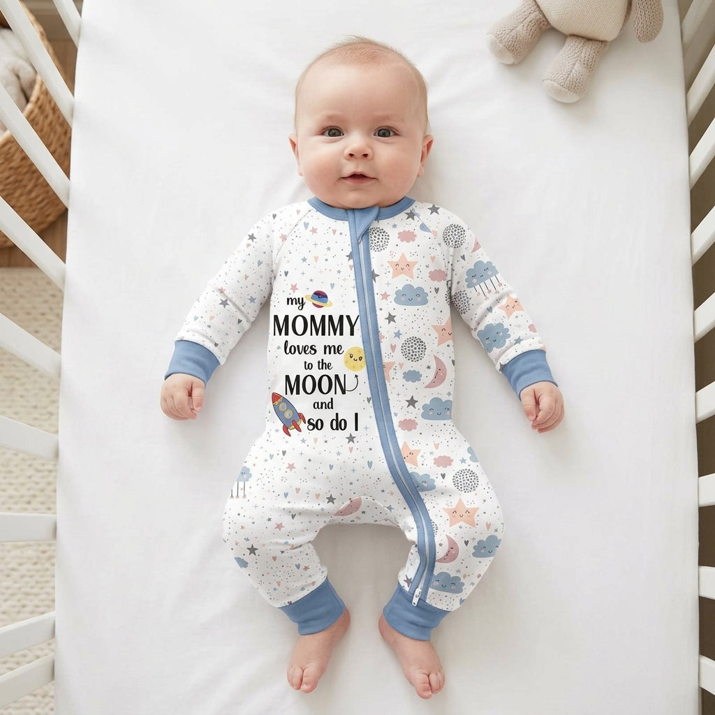 My Mommy Loves Me To The Moon And So Do I Bamboo Convertible Zippy