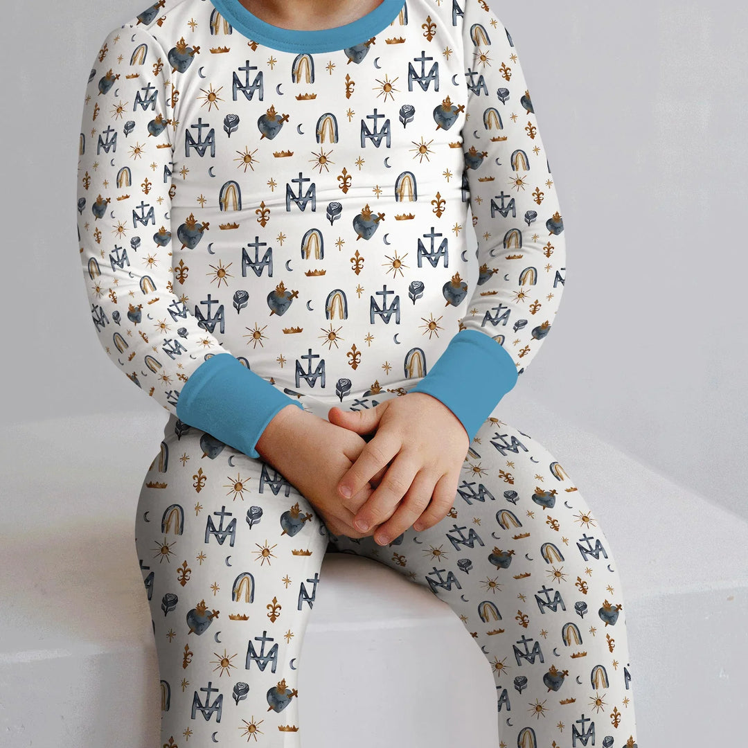 Sacred Blessings Bamboo Two Piece Long Sleeve Pajama Set