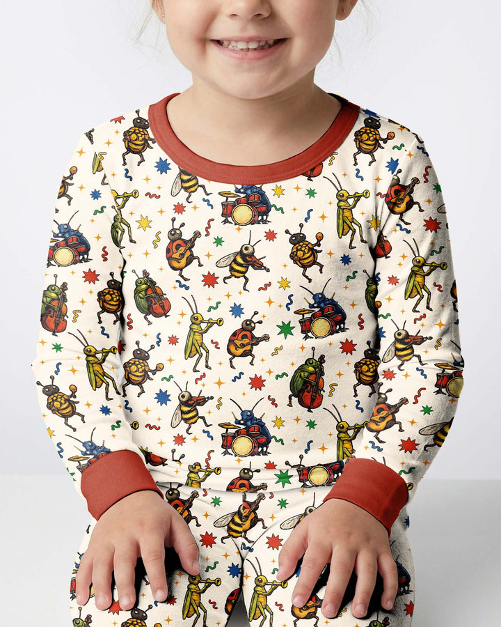 Bug Orchestra Bamboo Two Piece Long Sleeve Pajama Set