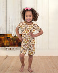 Black Month History Family Matching Bamboo Two Piece Short Sleeve Shorts Pajama Set