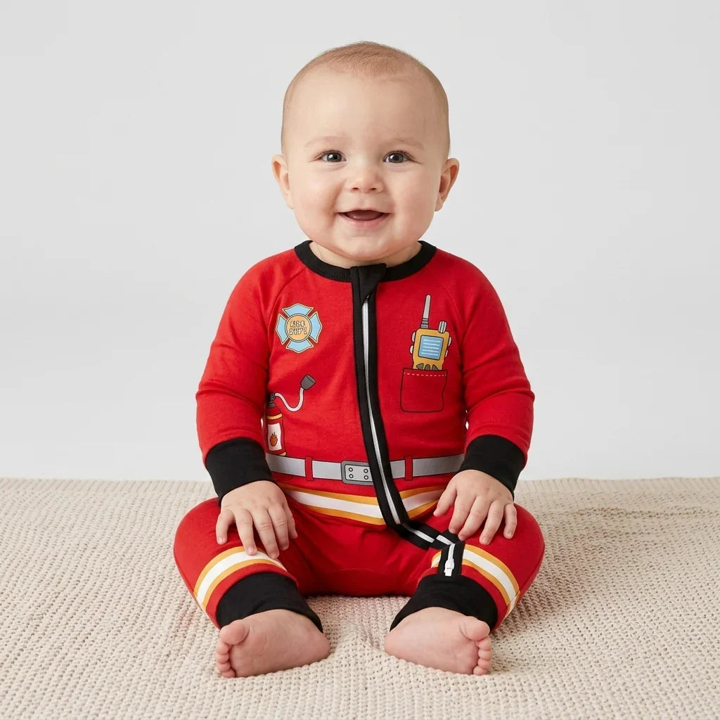 Future Fireman Crew Bamboo Convertible Zippy