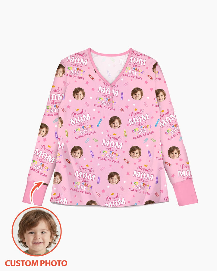 Proud Dad Mom Of Class Of 2026 Bamboo Women Pajama Set