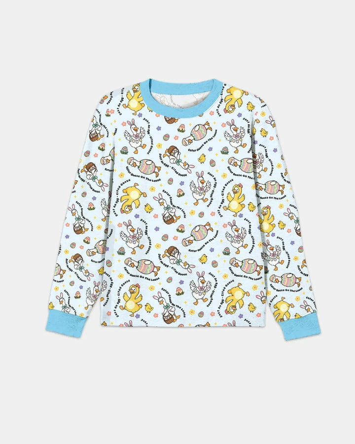 Easter Goose Family Matching Bamboo Men's Pajama Set