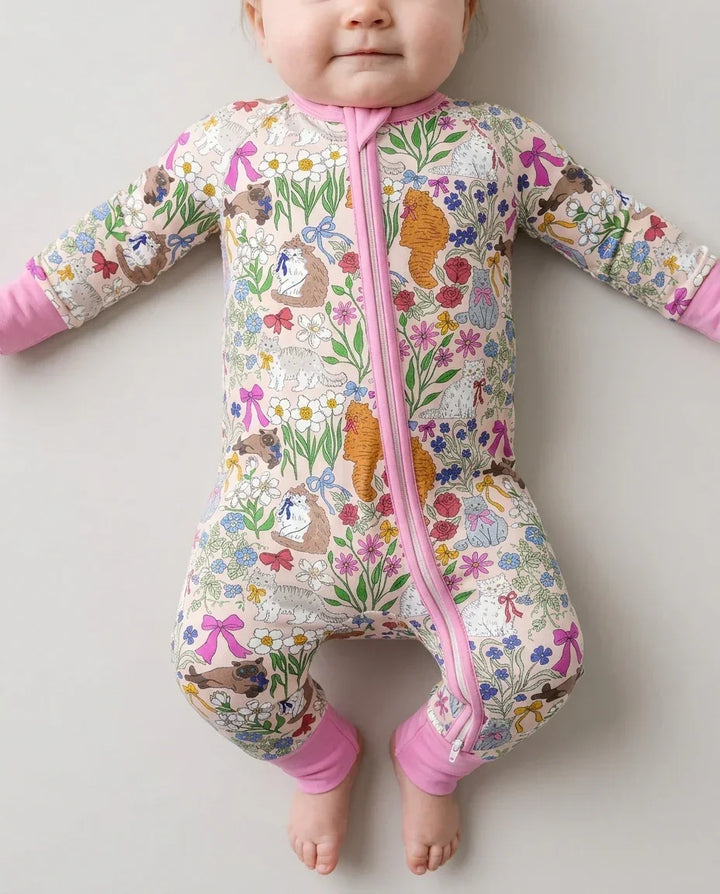 The Garden Cattery Mommy & Me Matching Bamboo Convertible Zippy