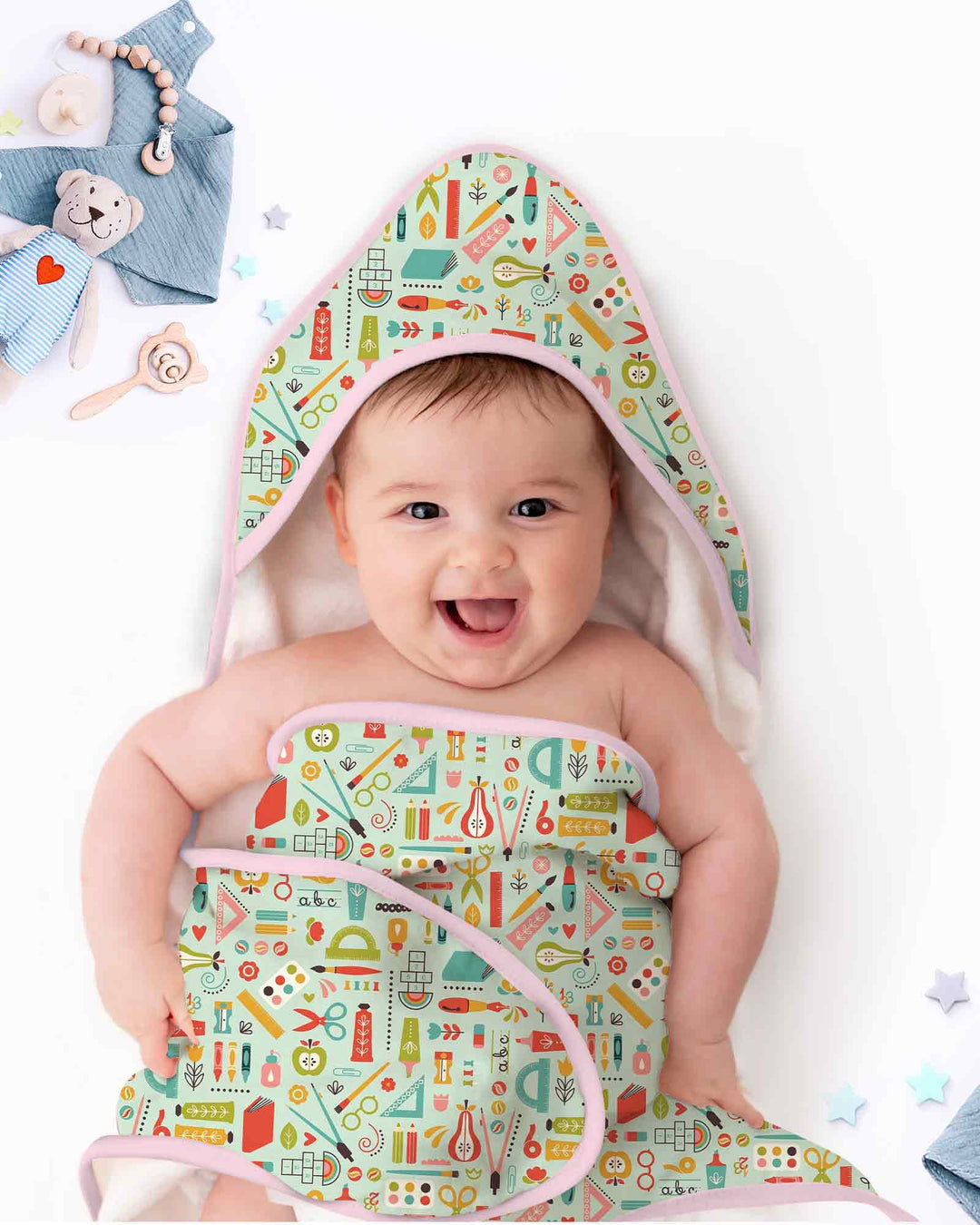 Creative Classroom Hooded Bamboo Towel Set