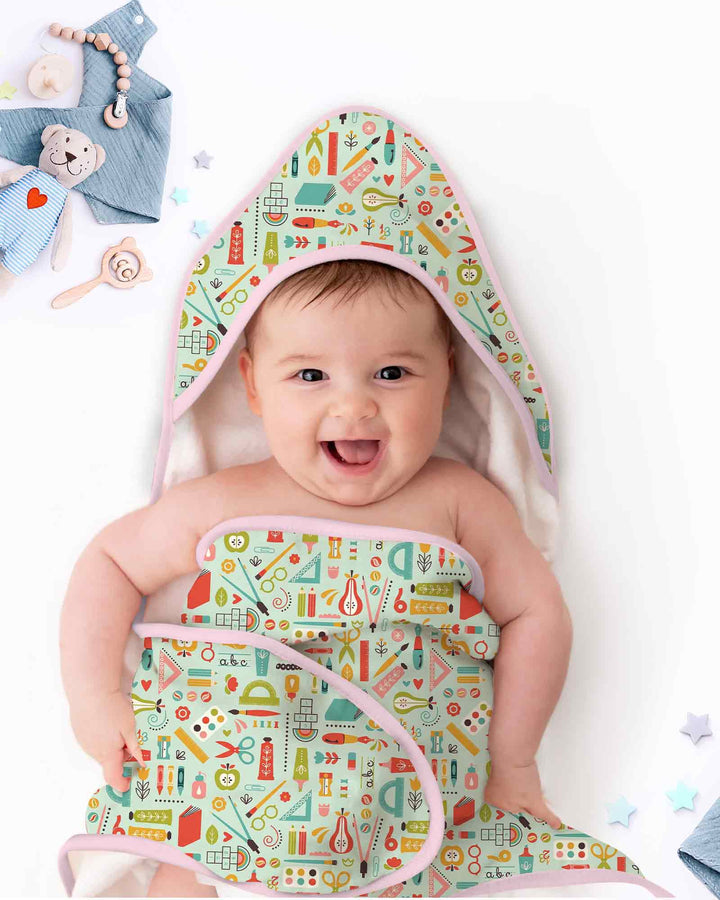 Creative Classroom Hooded Bamboo Towel Set