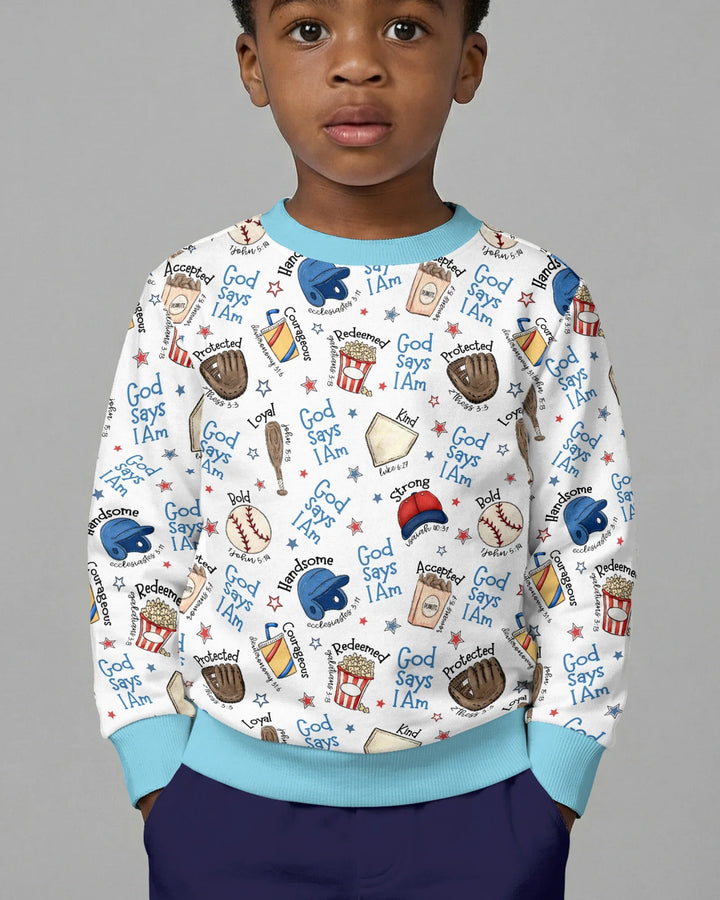 Christian Baseball Bamboo Crewneck Sweatshirt