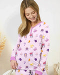 Cute Ramadhan Mubarak Bamboo Women Pajama Set