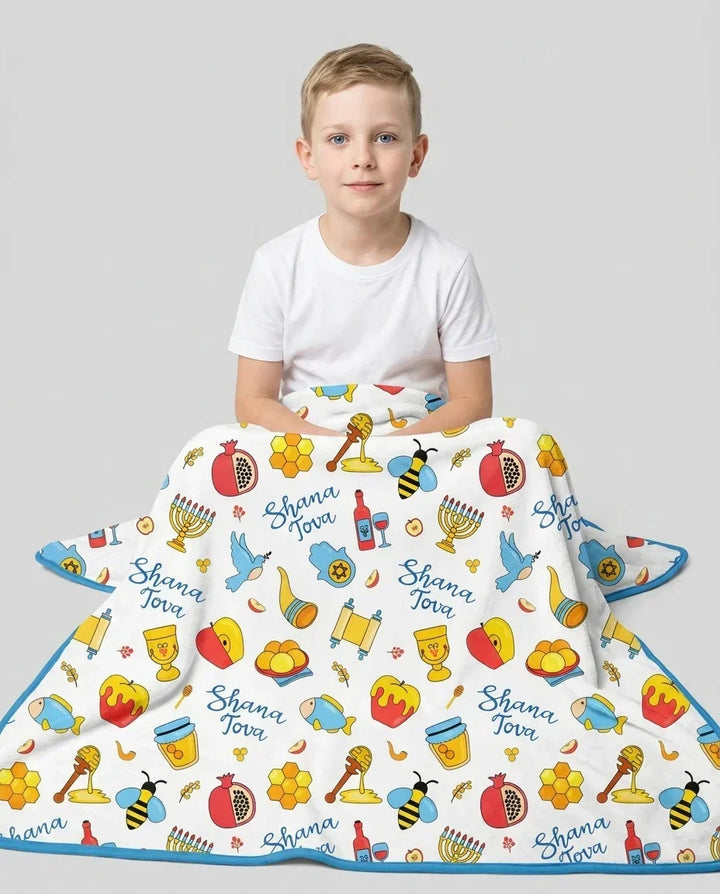 Shanah Tovah U'Metukah Bamboo Blanket