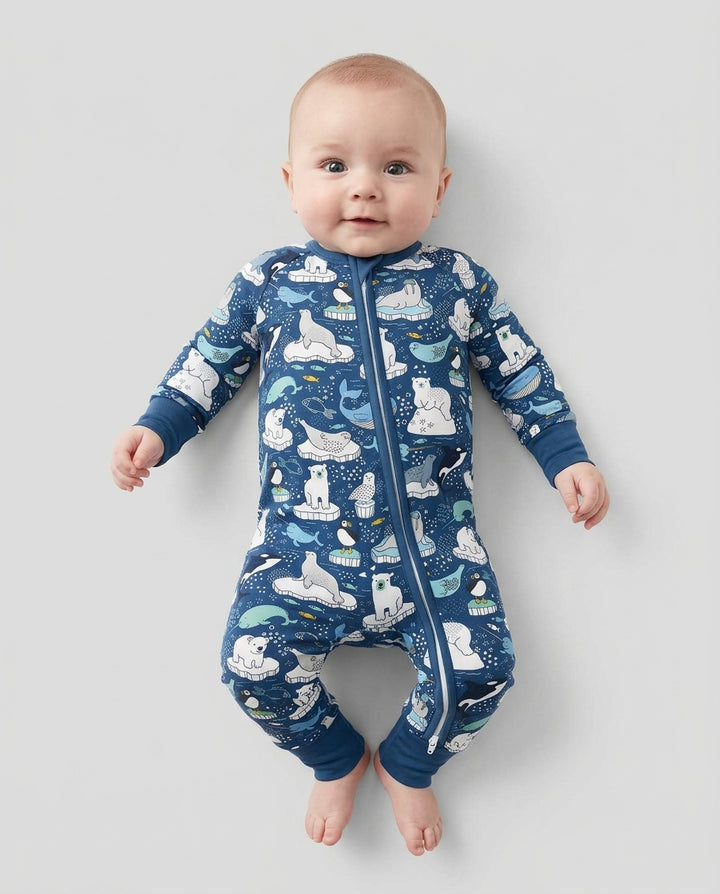 Animal Icebergs Bamboo Convertible Zippy