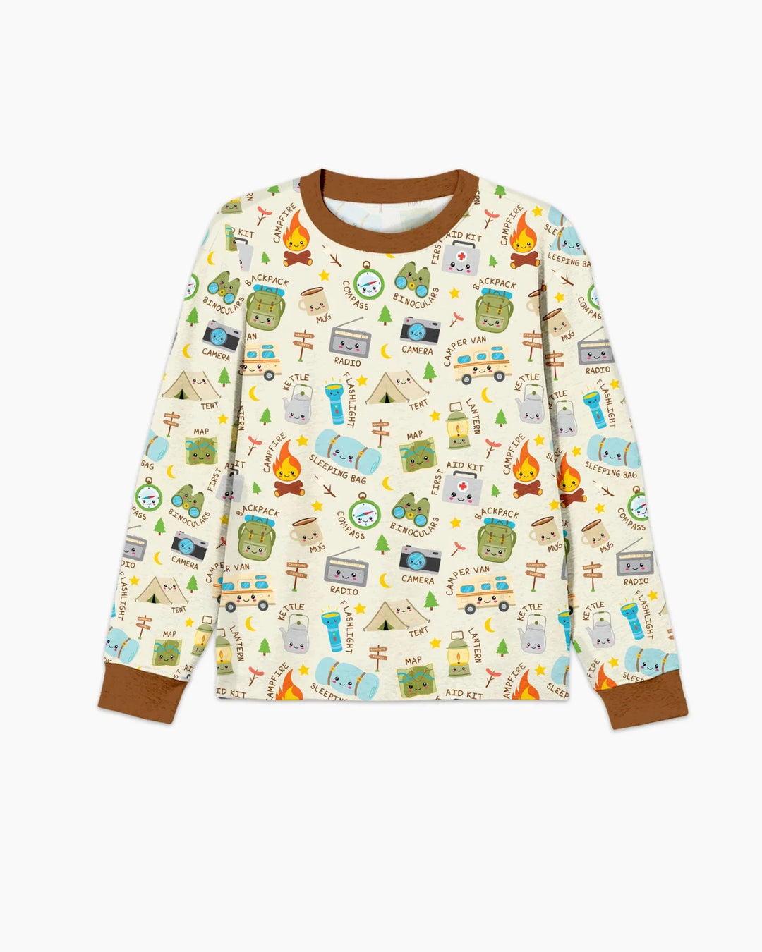 Little Camp Adventure Family Matching Bamboo Men's Pajama Set