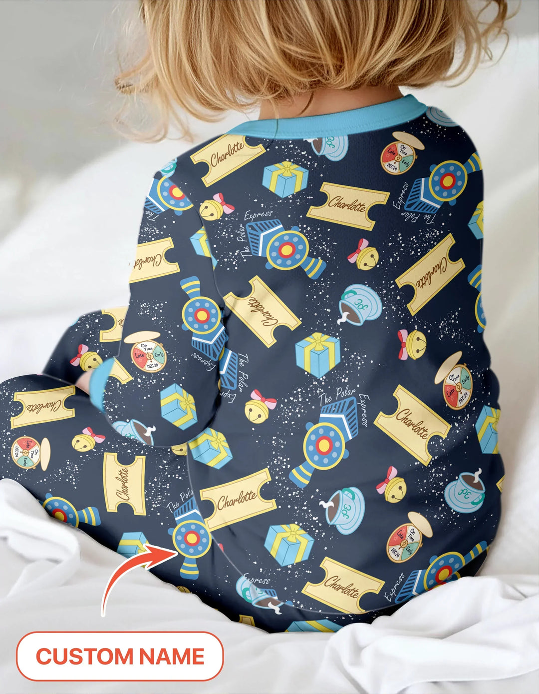Express Train Christmas Bamboo Convertible Zippy