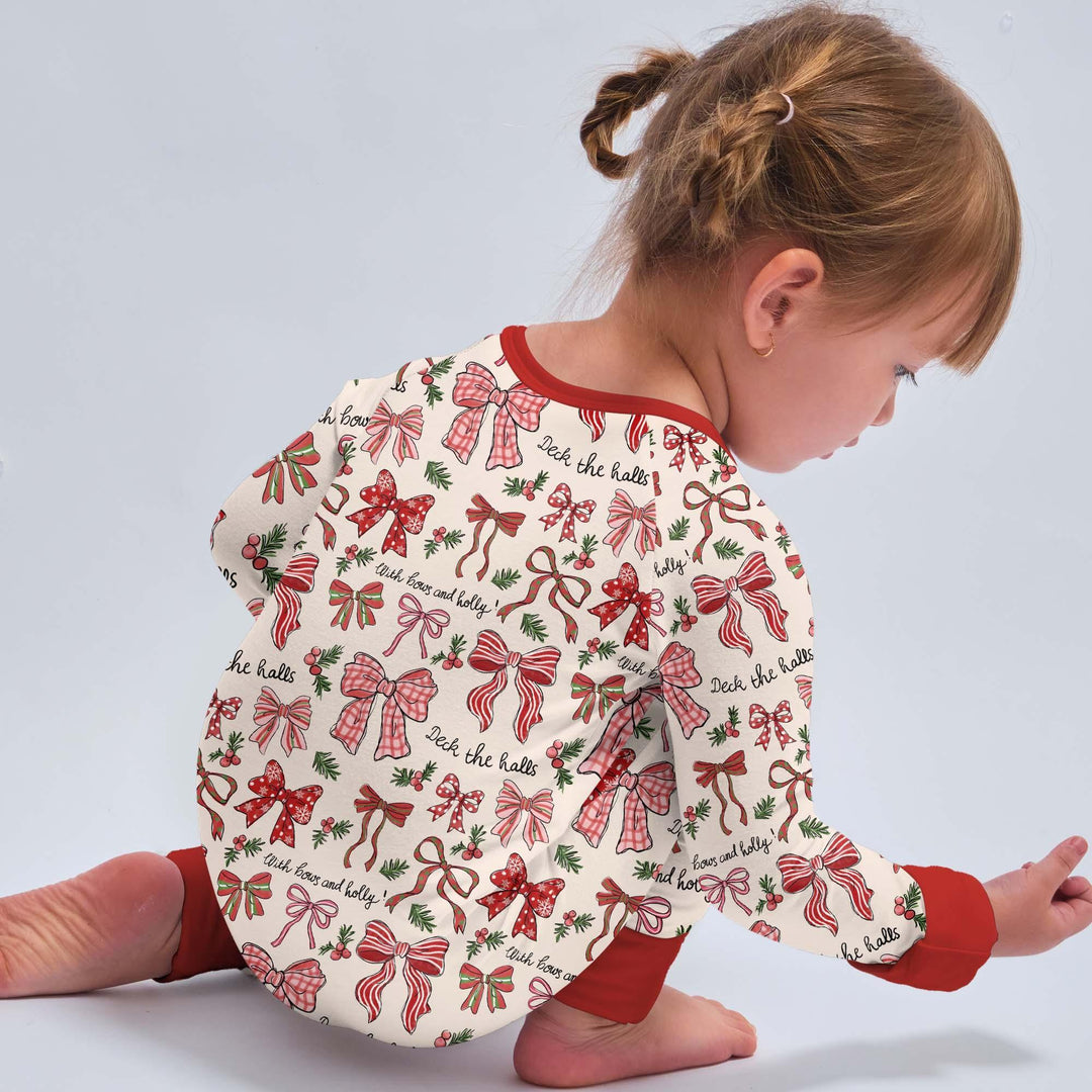 Coquette Christmas Bows Bamboo Convertible Zippy