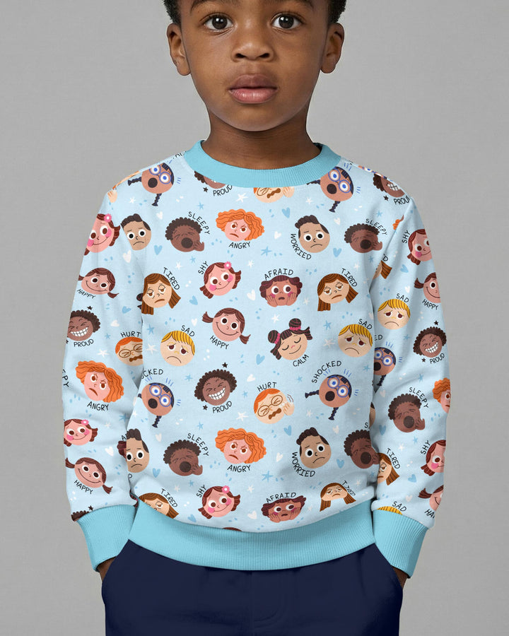 Feelings Vocabulary Bamboo Crewneck Sweatshirt