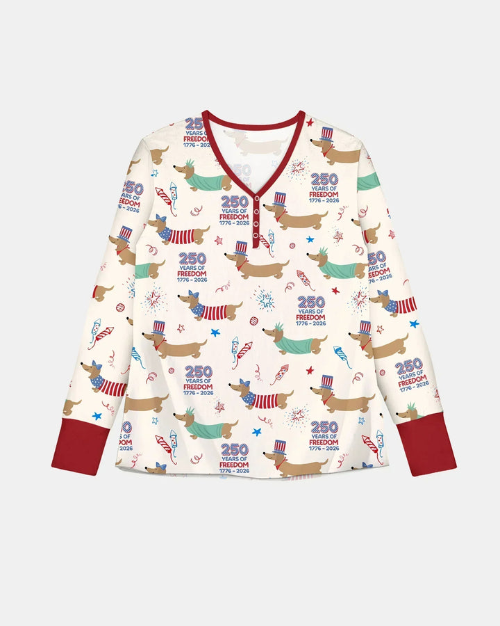 250 Years Of Freedom Bamboo Women Pajama Set