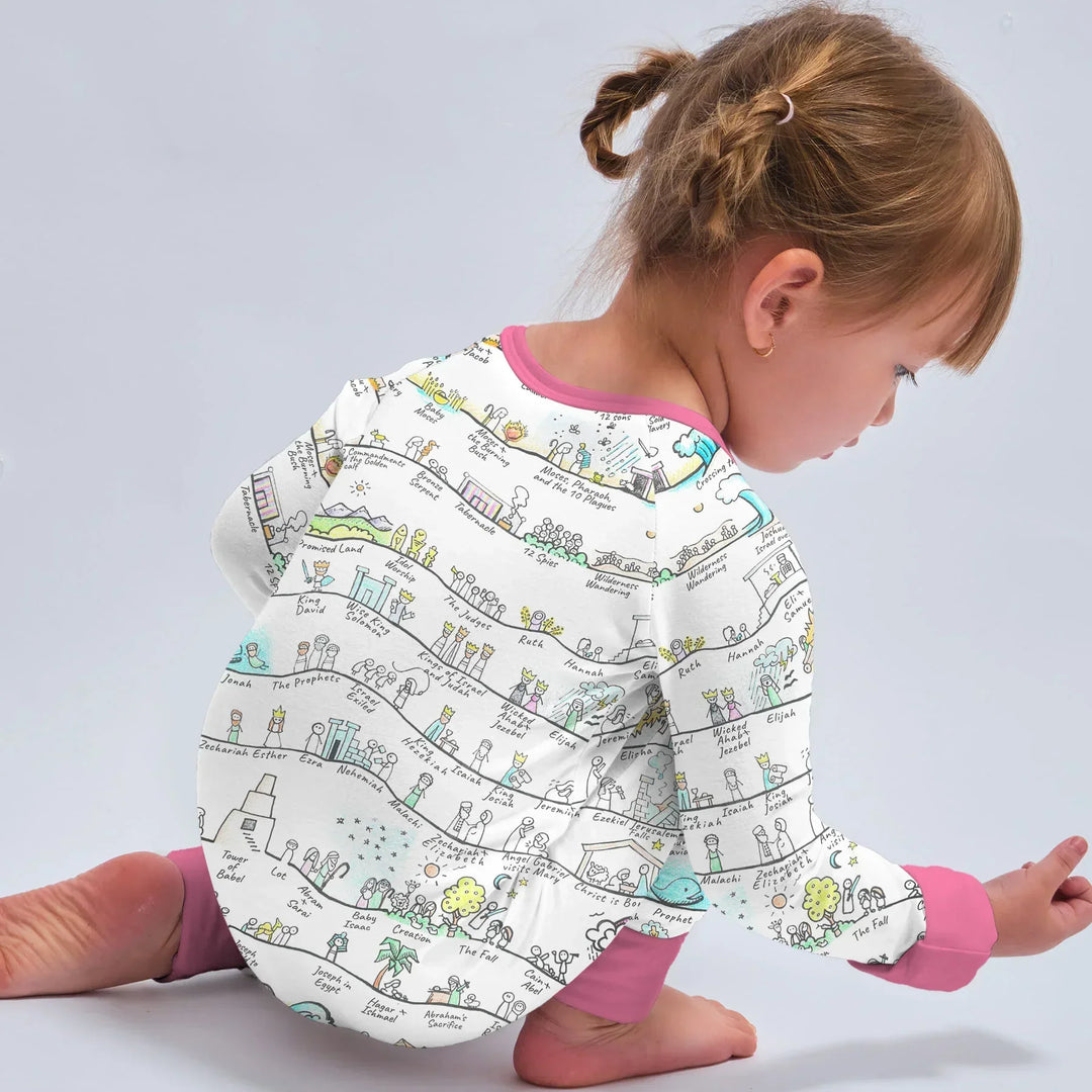 Bible Story Journey Family Matching Bamboo Convertible Zippy