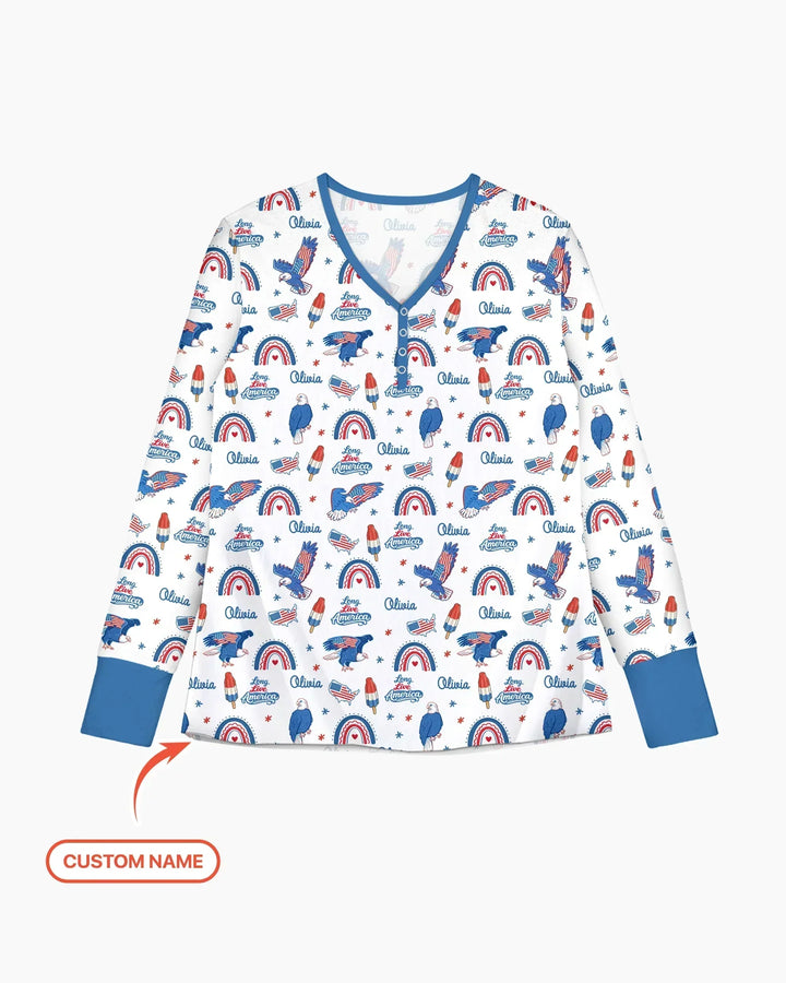 Long Live America Bamboo Women Pajama Set