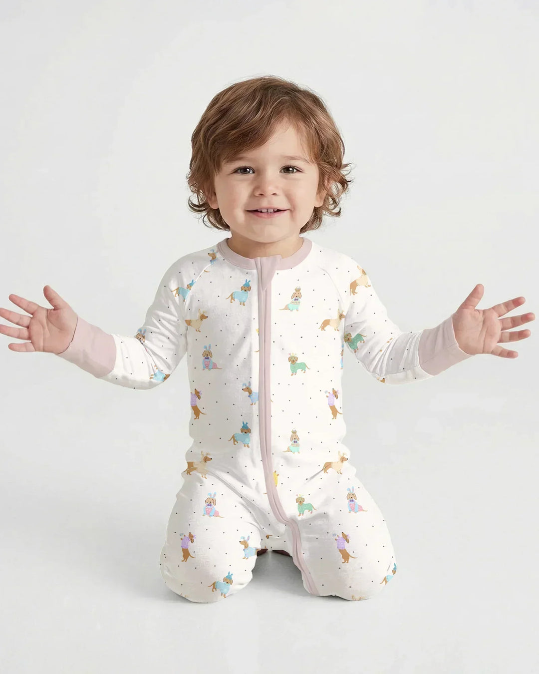 Easter Dachshund Bamboo Convertible Zippy