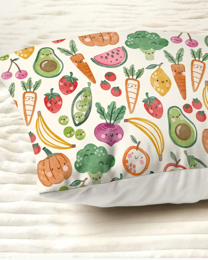 Veggie Friends Family Matching Bamboo Pillow Case