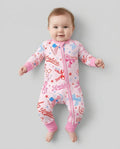 Pink Girly Patriotic Bamboo Convertible Zippy