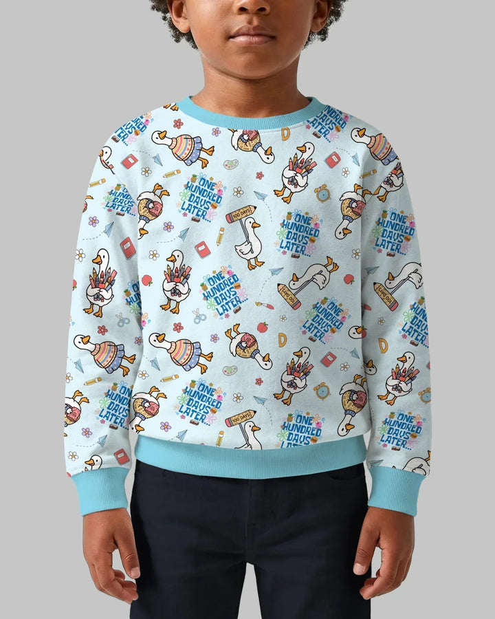 One Hundred Days Later Silly Goose Bamboo Crewneck Sweatshirt