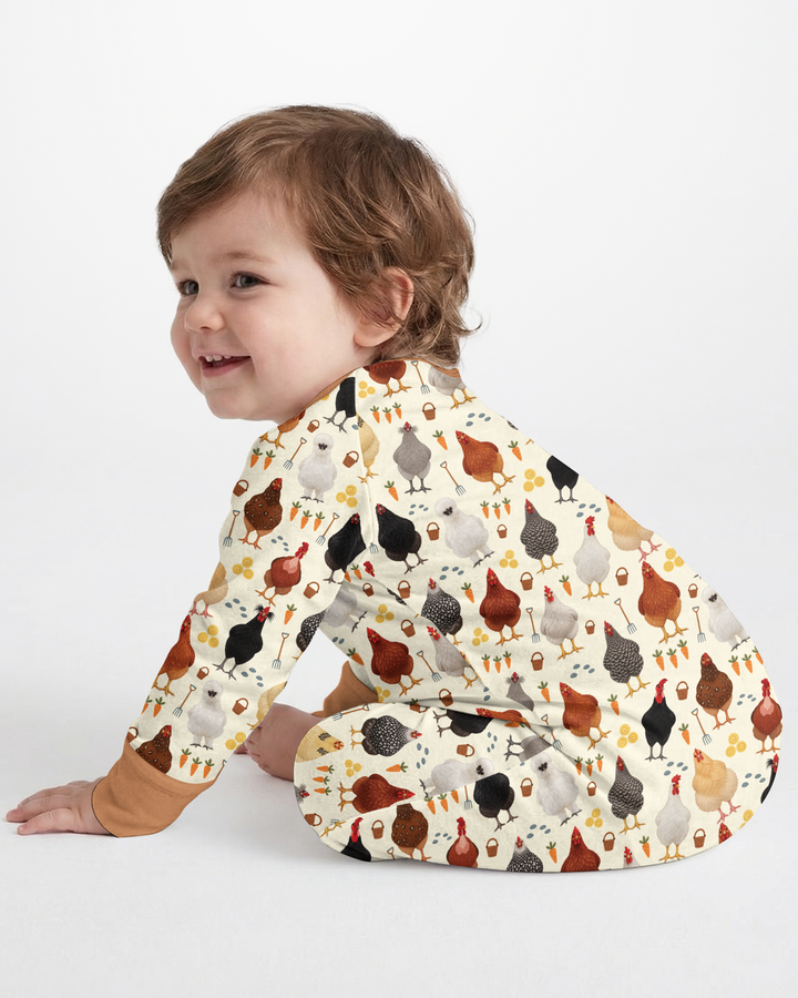 Little Chicken Farmer Bamboo Convertible Zippy