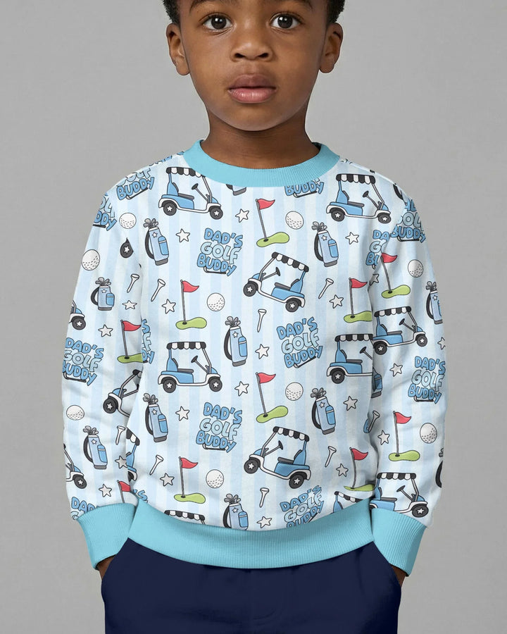 Dad's Golf Buddy Bamboo Crewneck Sweatshirt