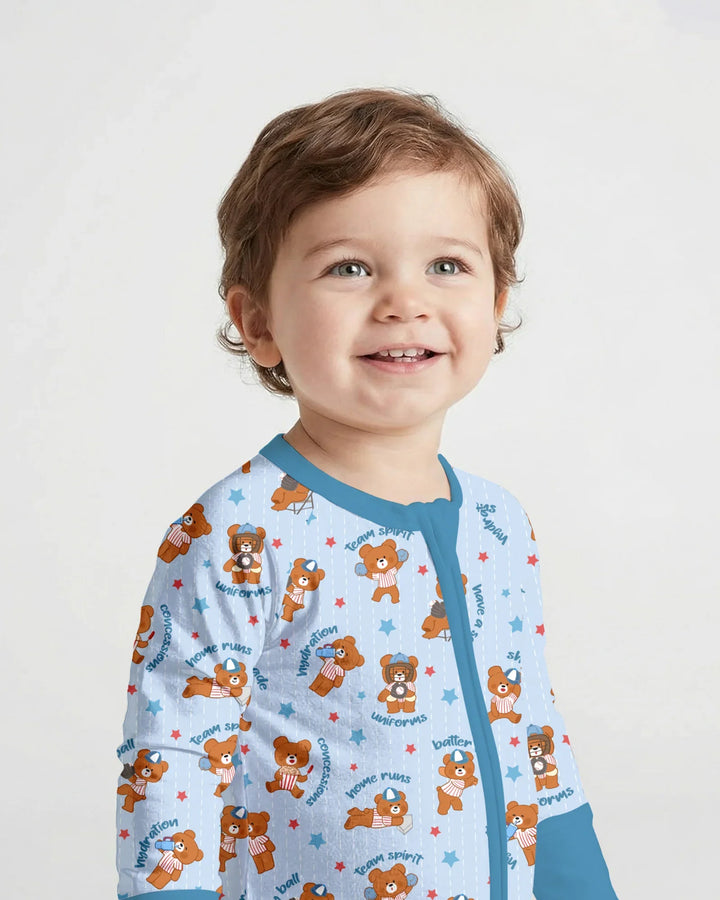 Born To Play Baseball Bamboo Convertible Zippy