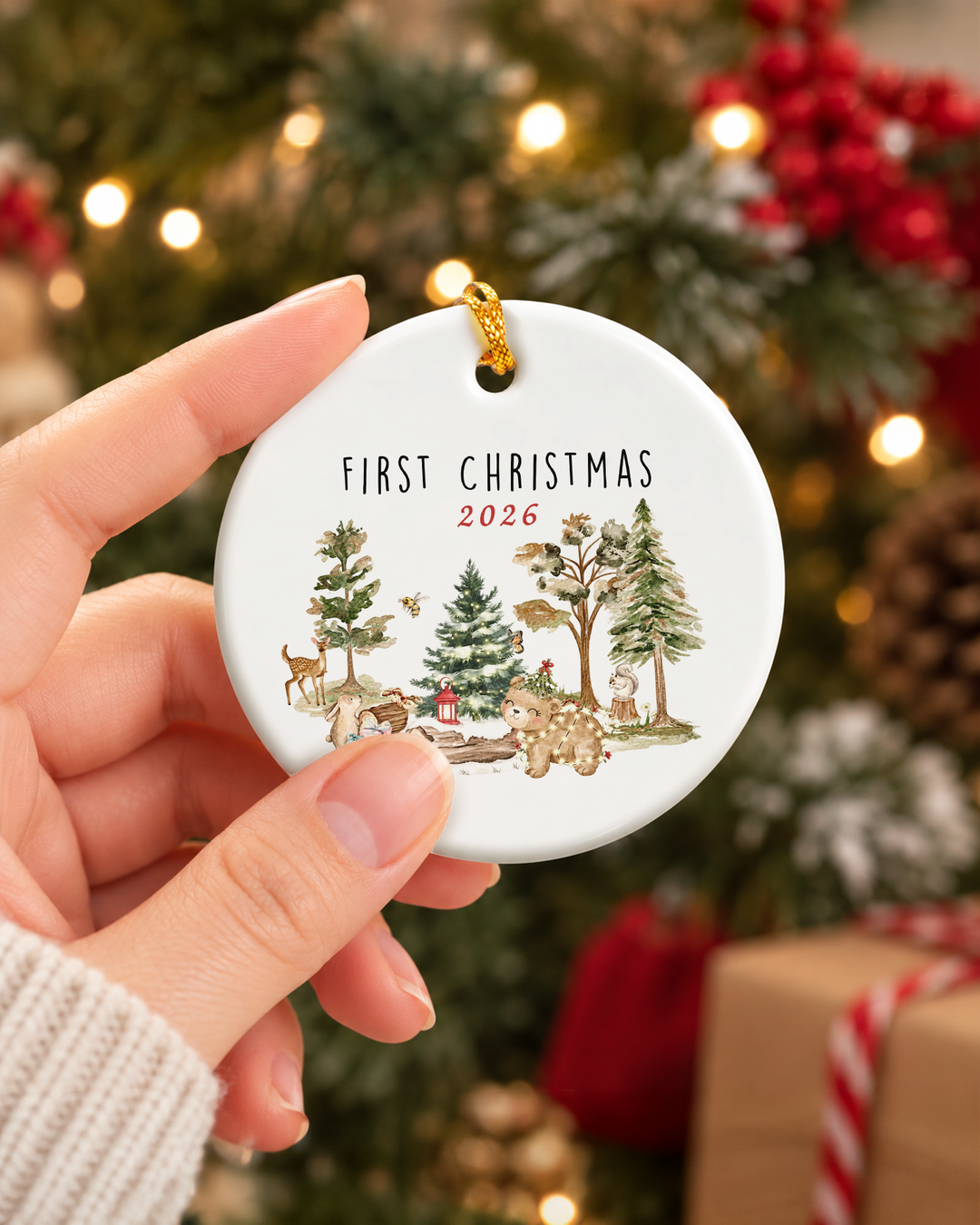 Baby's First Christmas Ceramic Ornament