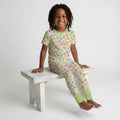 Lucky Marshmallow Cookies Bamboo Two Piece Short Sleeve Pajama Set