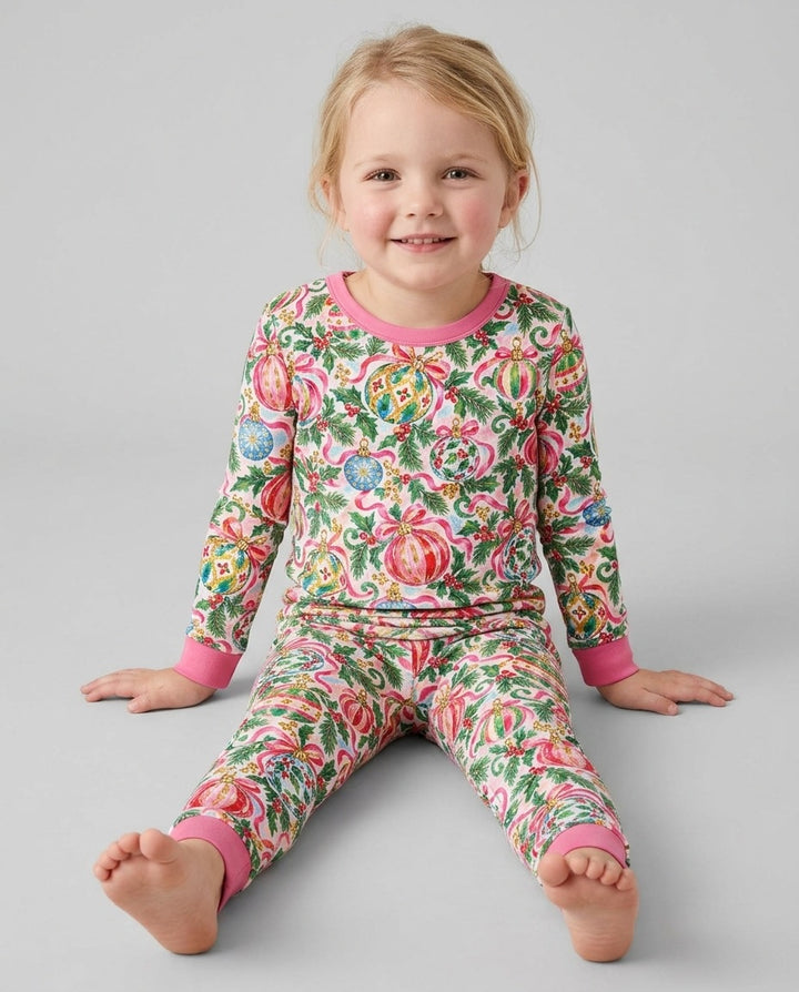 Hippie Holiday Bamboo Two Piece Long Sleeve Pajama Set