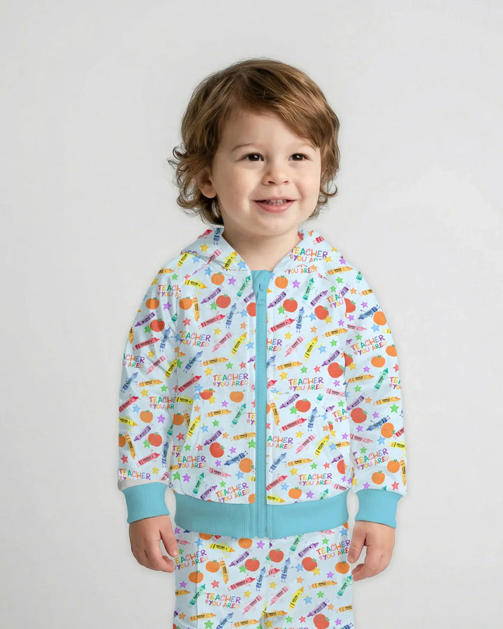 Teacher You Are Special  Bamboo Zip Hoodie
