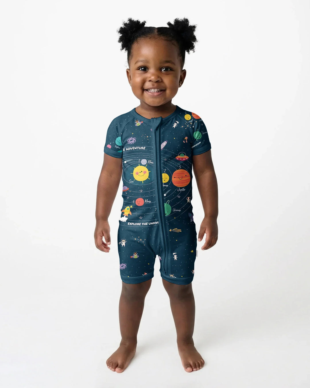 Solar System Explorers Bamboo Shorty Zippy