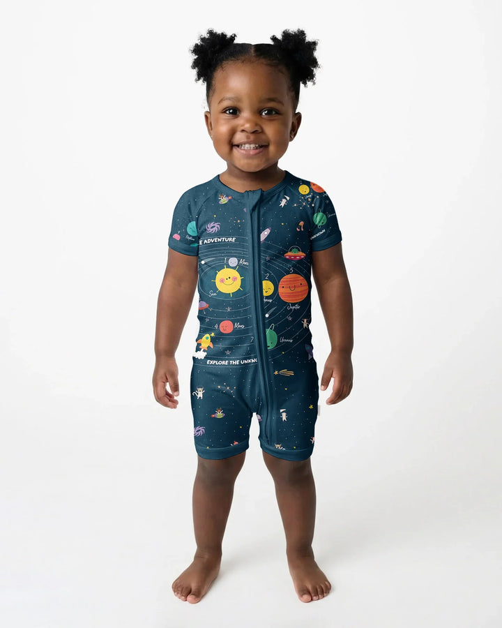 Solar System Explorers Bamboo Shorty Zippy