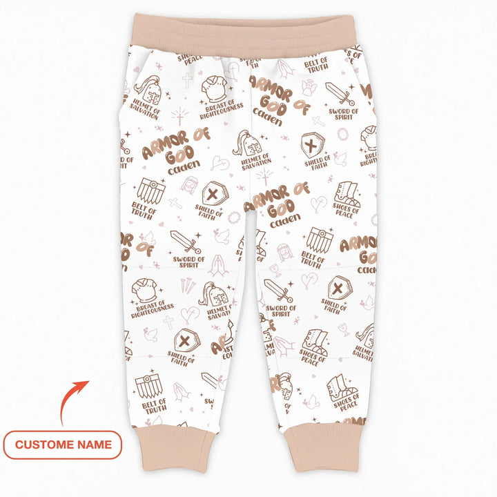 Armor of God Custom Name Bamboo Jogger