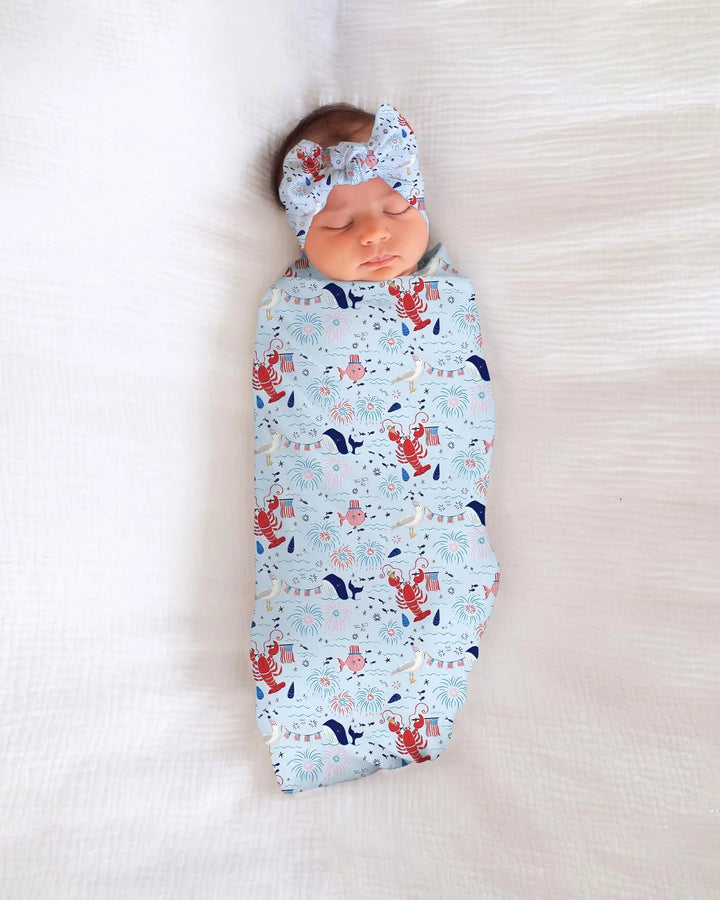 250 Summers Strong Matching Family swaddle blanket