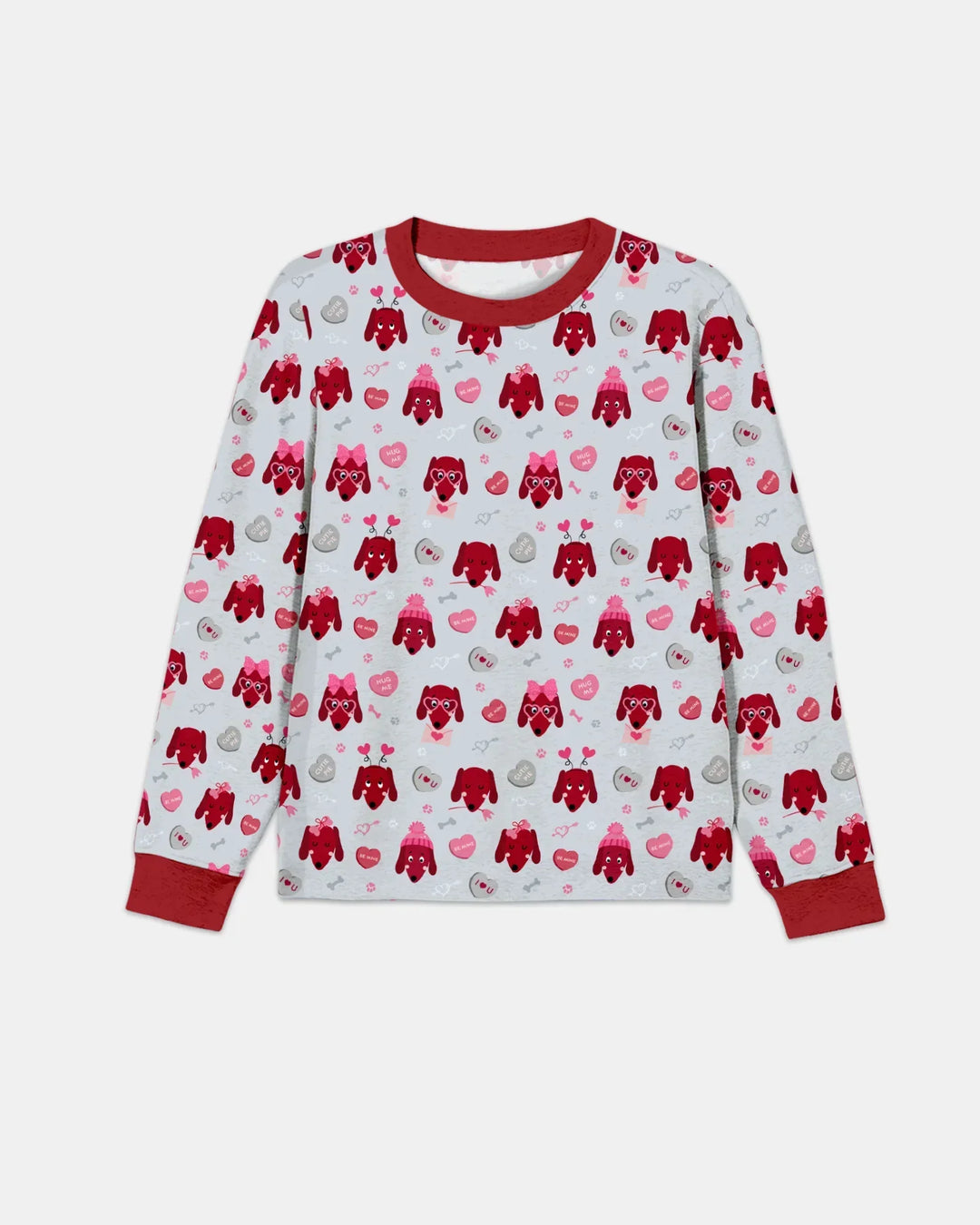 Dachshund Is My Valentine Bamboo Men's Pajama Set