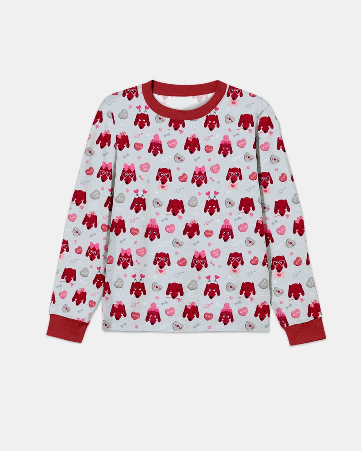 Dachshund Is My Valentine Bamboo Men's Pajama Set