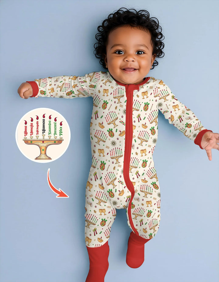 Happy Kwanzaa Bamboo Convertible Zippy